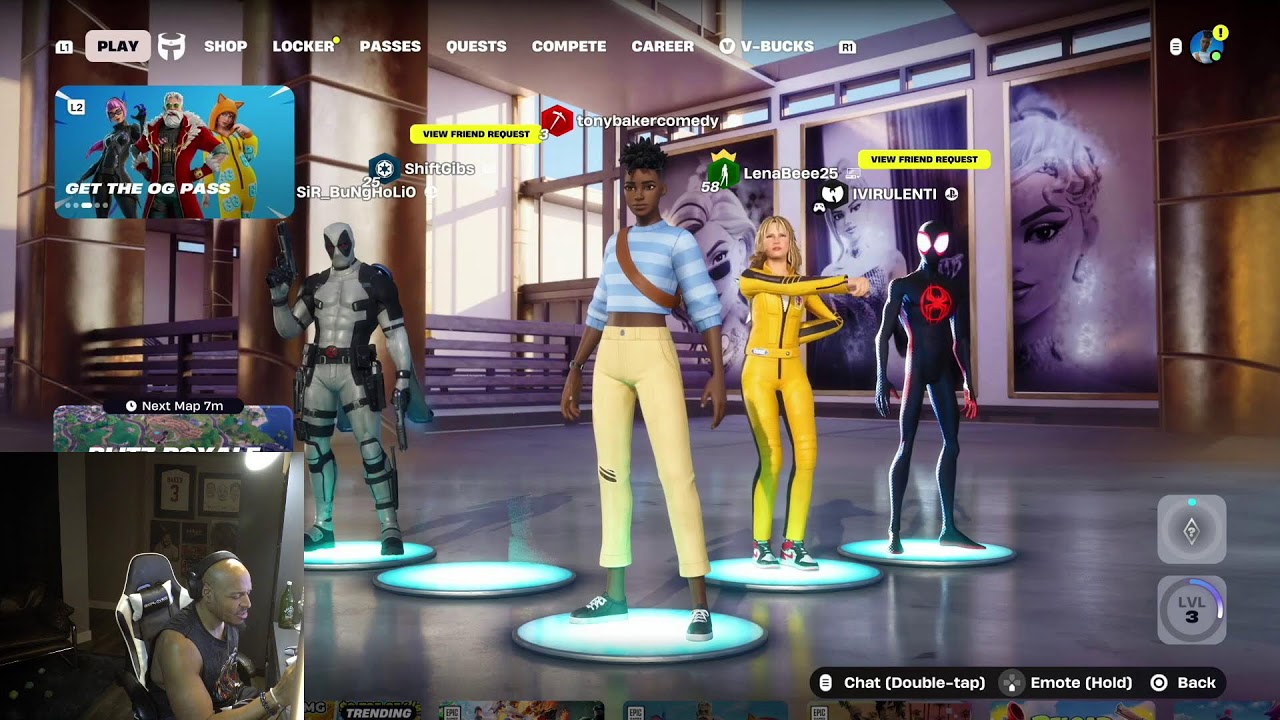 Tony Is Playing Fortnite