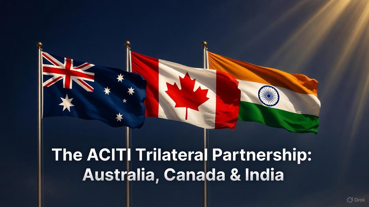 The ACITI Trilateral Partnership: Expanding Horizons for Australia, Canada, and India in Technology