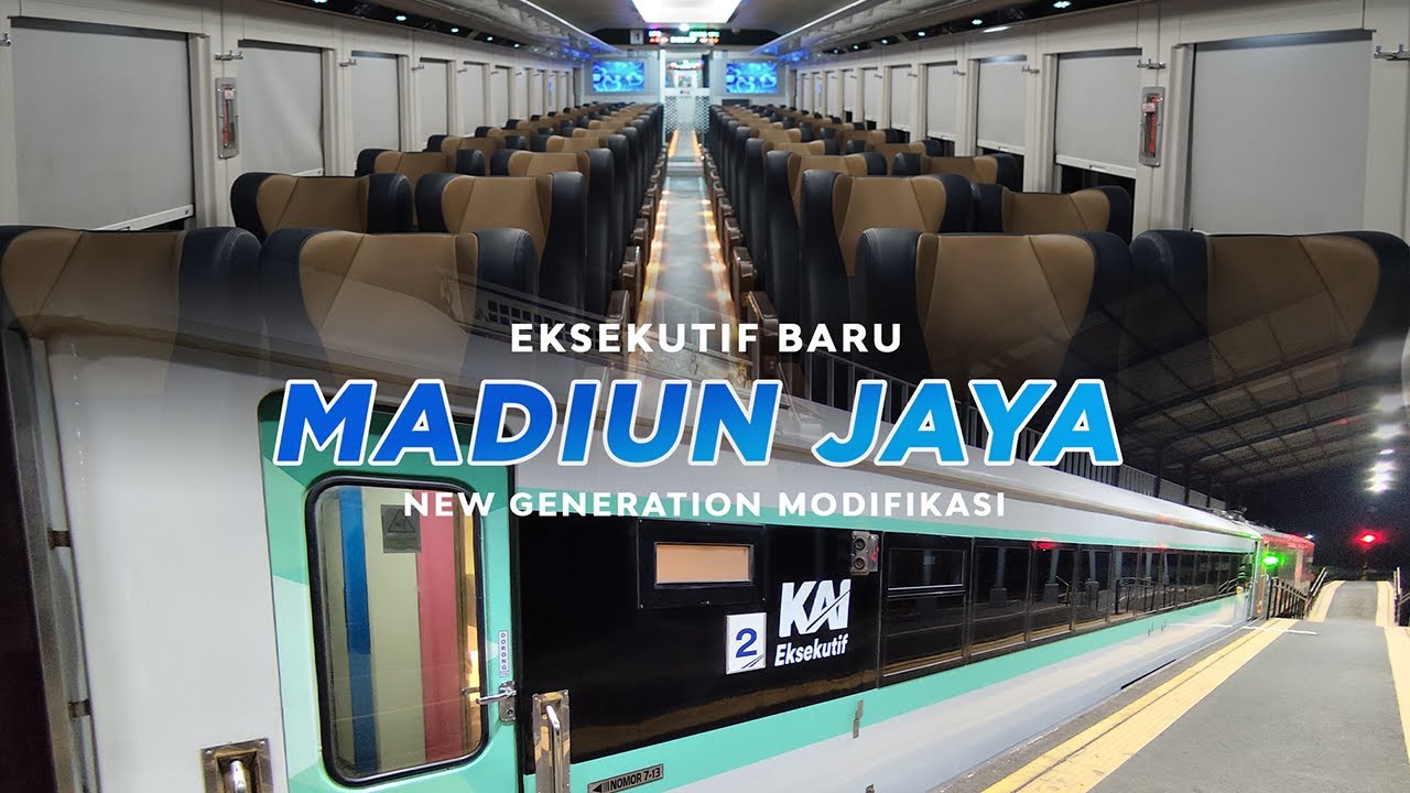 INILAH EKSEKUTIF NEW GENERATION MODIFIKASI PERTAMA | #Trip KA Madiun Jaya