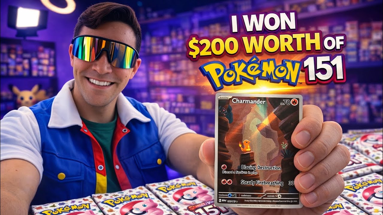 I won $200 worth of Pokemon 151 by @deeppocketmonster 