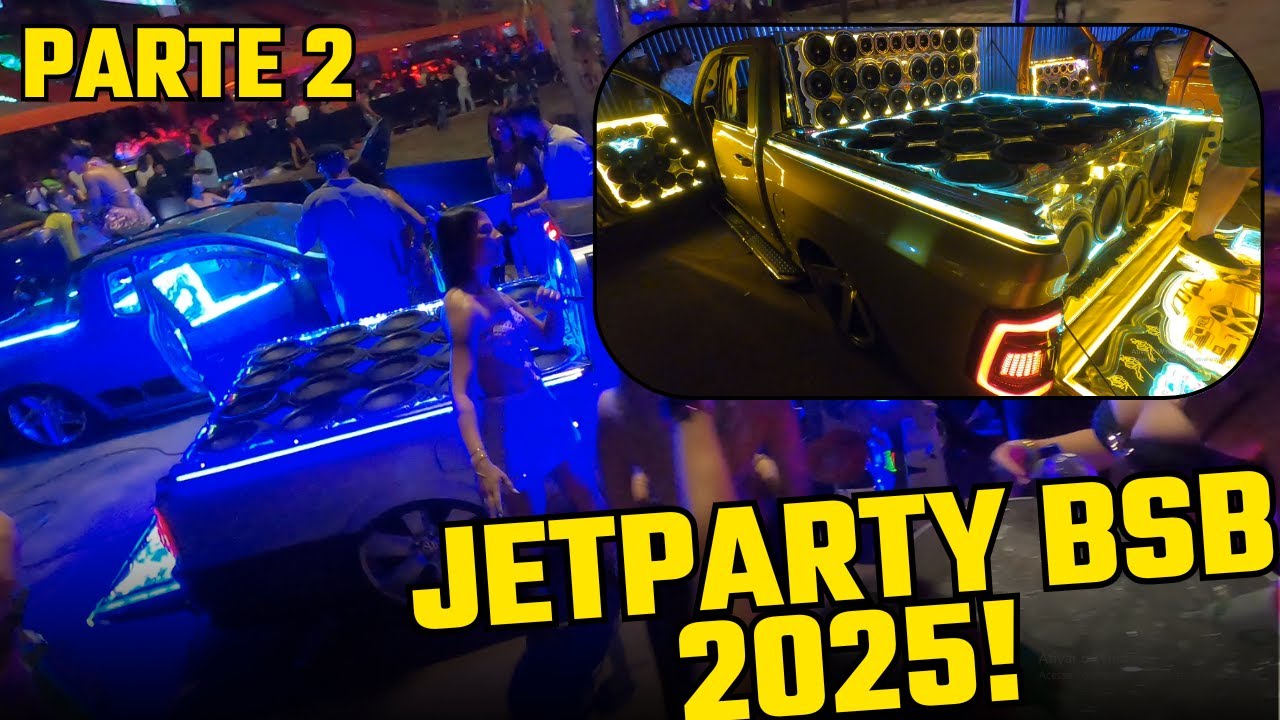 JETPARTY 2025! LIGARAM OS LEDS DOS CARROS E COLORIU A FESTA TODA! A FESTA BOM BOU QUASE 10K PESSOAS!
