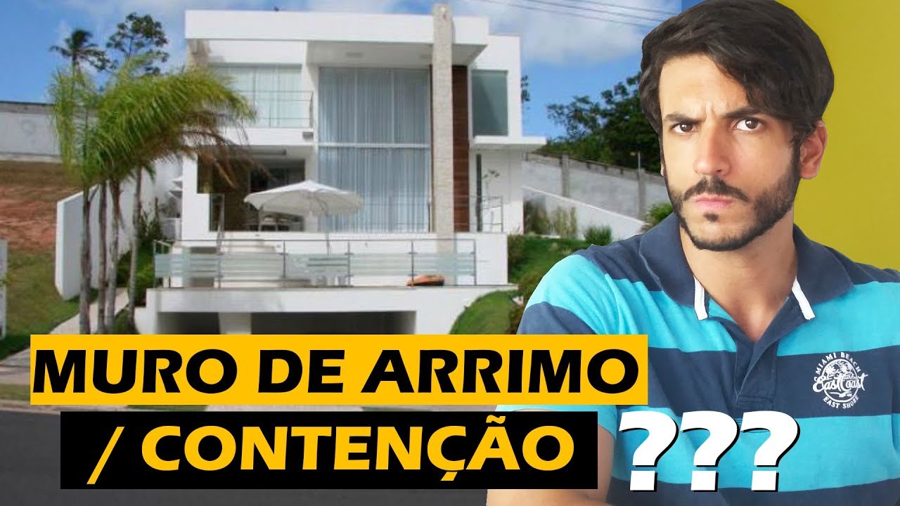 MURO DE ARRIMO ou de CONTEN&Ccedil;&Atilde;O