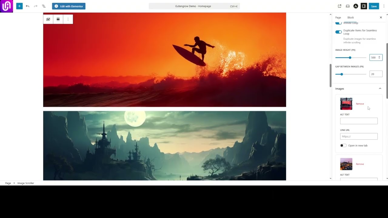 Create Infinite Image Scroller in WordPress — Gutenberg Block
