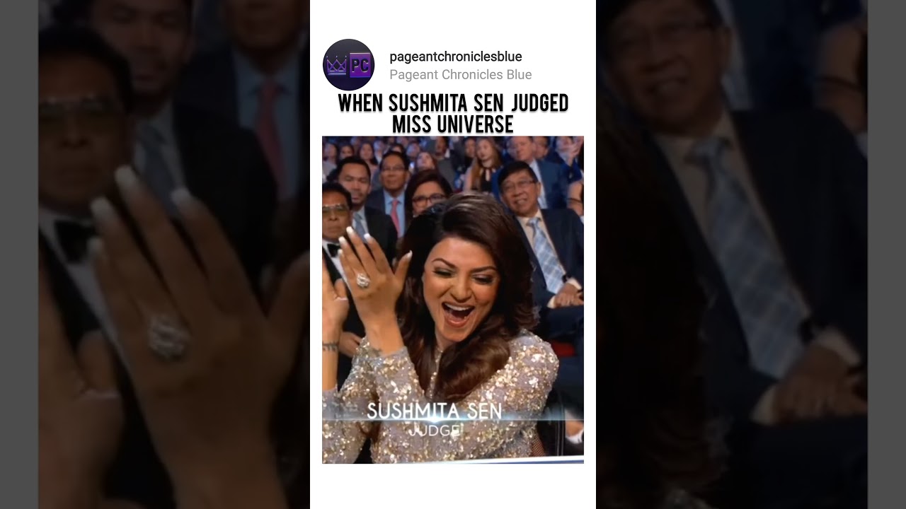 When Sushmita Sen Judged Miss Universe 2016 #sushmitasen #bollywood #missuniverse