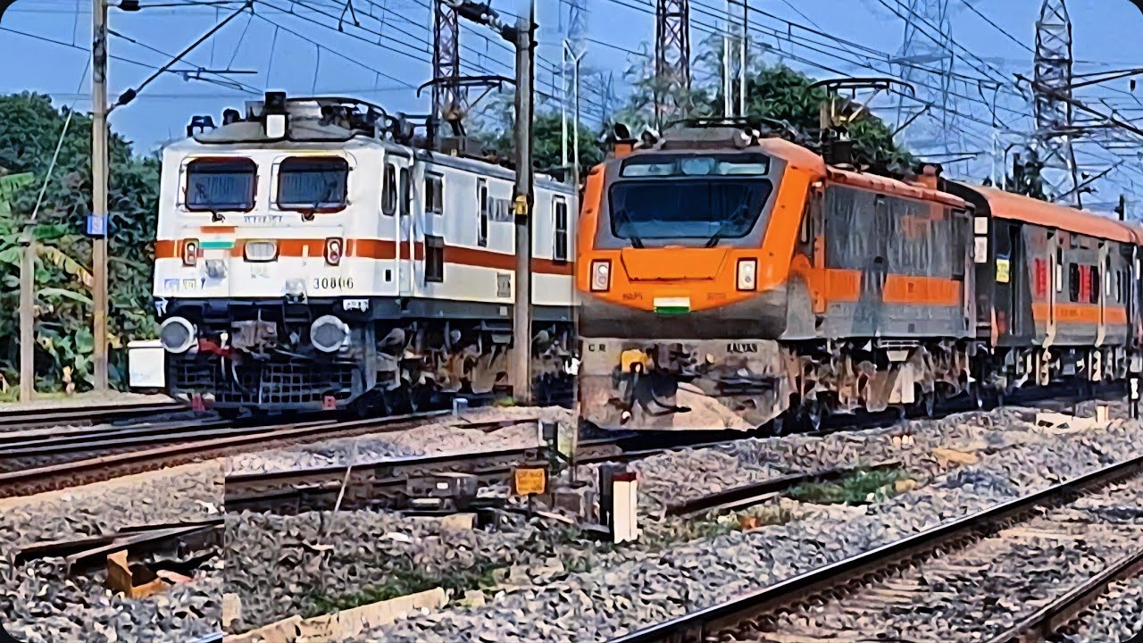 Fastest Express Trains Of Howrah Bardhaman Chord Line SDAH Amrit Bharat+Rajdhani+Akal Takht+Duronto