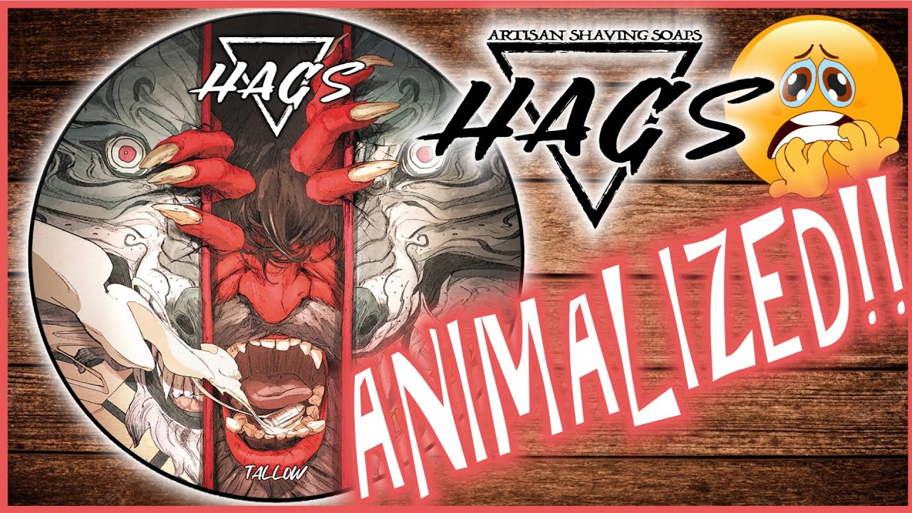 🪒 JABON HAGS ANIMALIZED SHAVING SOAP 🪒