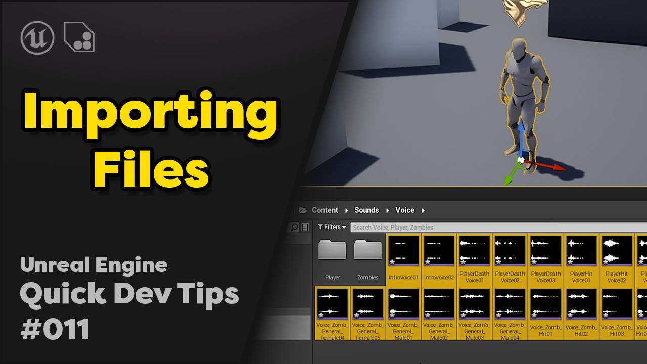 Quick Dev Tip #11 UE4 - Blueprints - Importing Files