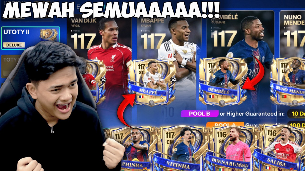 MAKKKK UTOTY MBAPPE, DEMBELE & VAN DIJK! MEWAAAHH SEMUA GINI, AKU MAU SEMUANYA!! - EA FC MOBILE 26