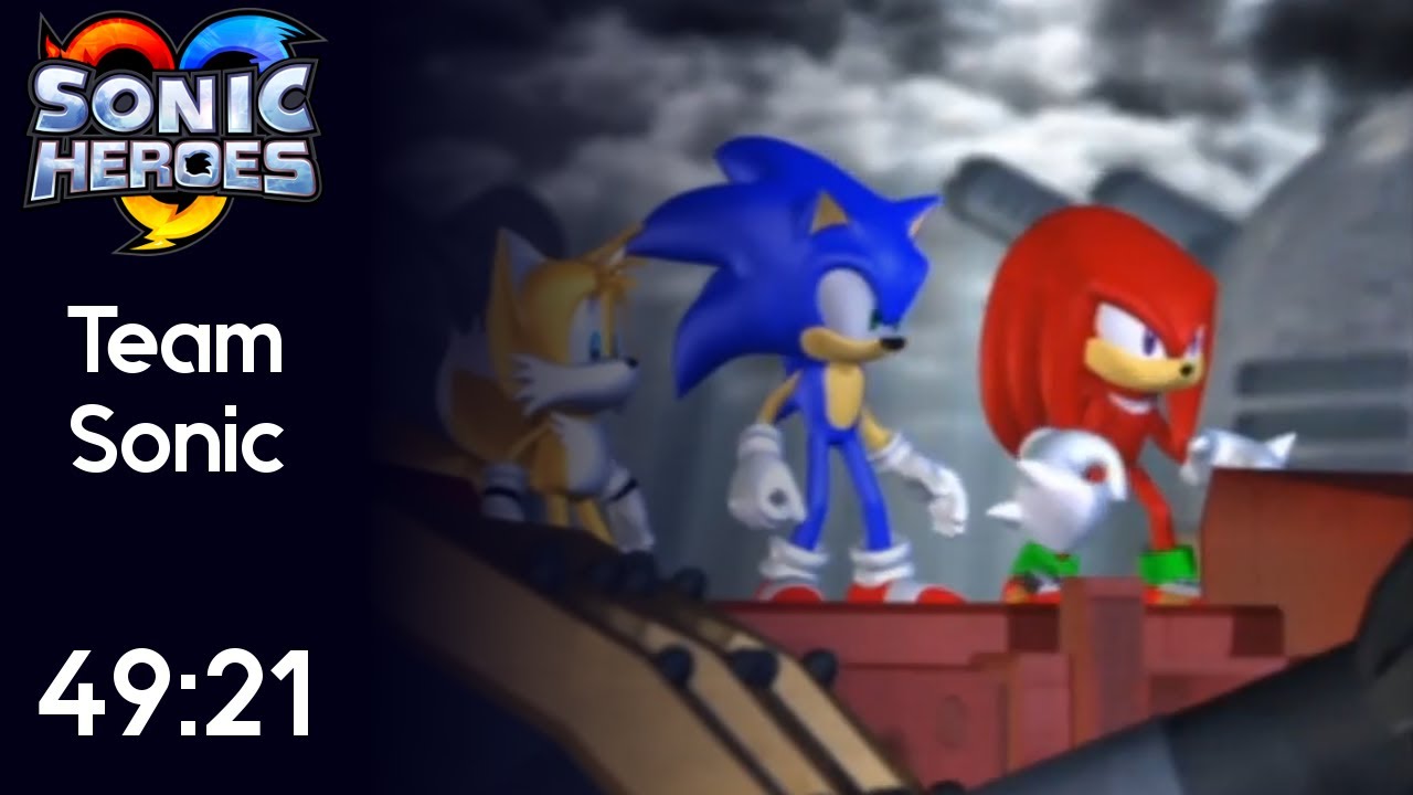 Sonic Heroes - Team Sonic Speedrun - 49:21 [Game Time]