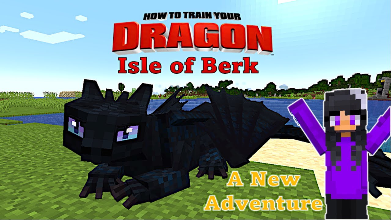 Searching for Dragons in Minecraft / Playing Isle of Berk for the First Time