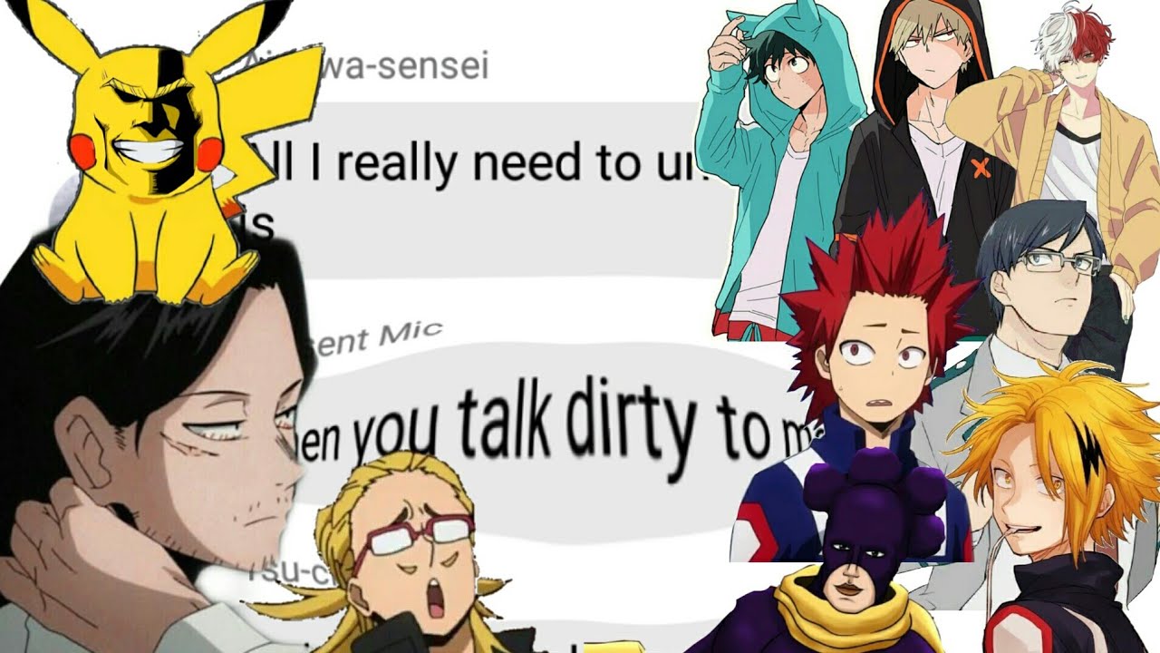 Class 1A Boys Sings  Talk Dirty  with Shinso, Dadzawa, Present Mic and All Might