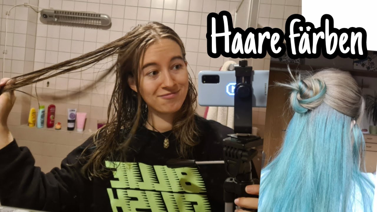 Ich färbe meine (halben) Haare wieder blau