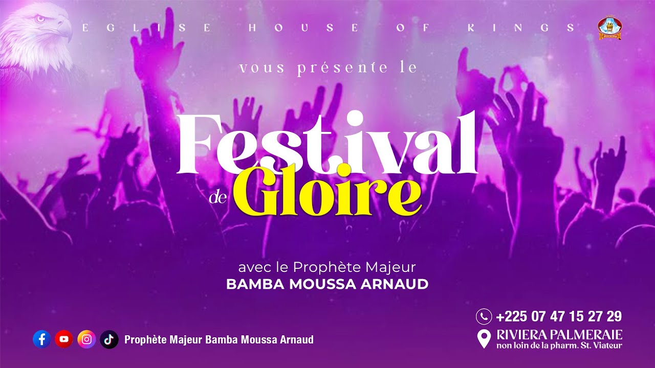 🔴 DIRECT LIVE - LE FESTIVAL DE GLOIRE DU DIMANCHE 01 FEVRIER 2026