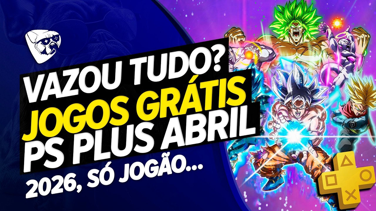 Vazou Tudo?! JOGOS GRÁTIS PSN PLUS ABRIL 2026! Só JOGÃO !!!