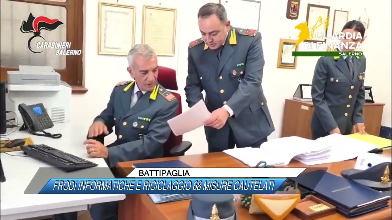 ✅ BATTIPAGLIA, FRODI INFORMATICHE E RICICLAGGIO 68 MISURE CAUTELARI |SUD TV 114|