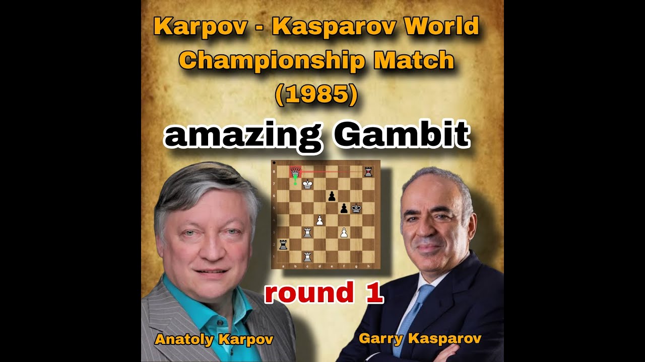 Garry Kasparov vs Anatoly Karpov | round 1 | Karpov - Kasparov World Championship Match (1985)