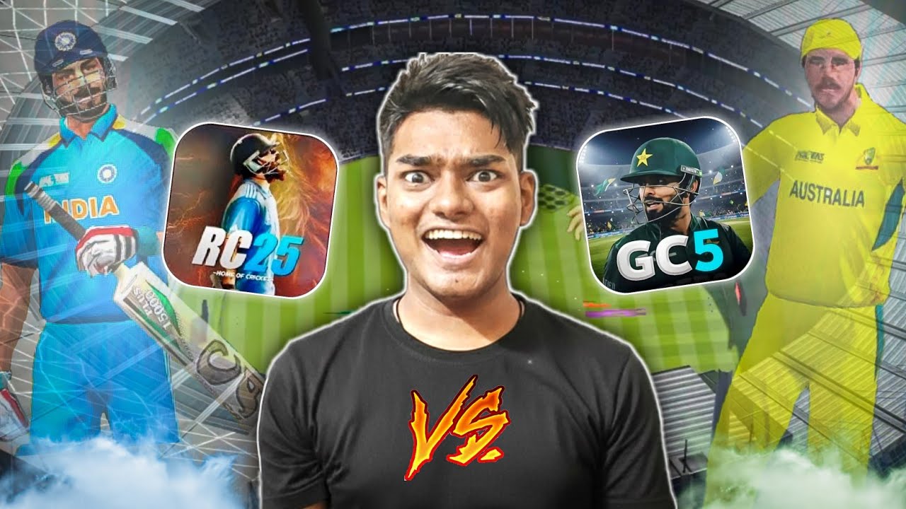 REAL CRICKET 25 🆚 GAME CHANGER 5 (PART 2)