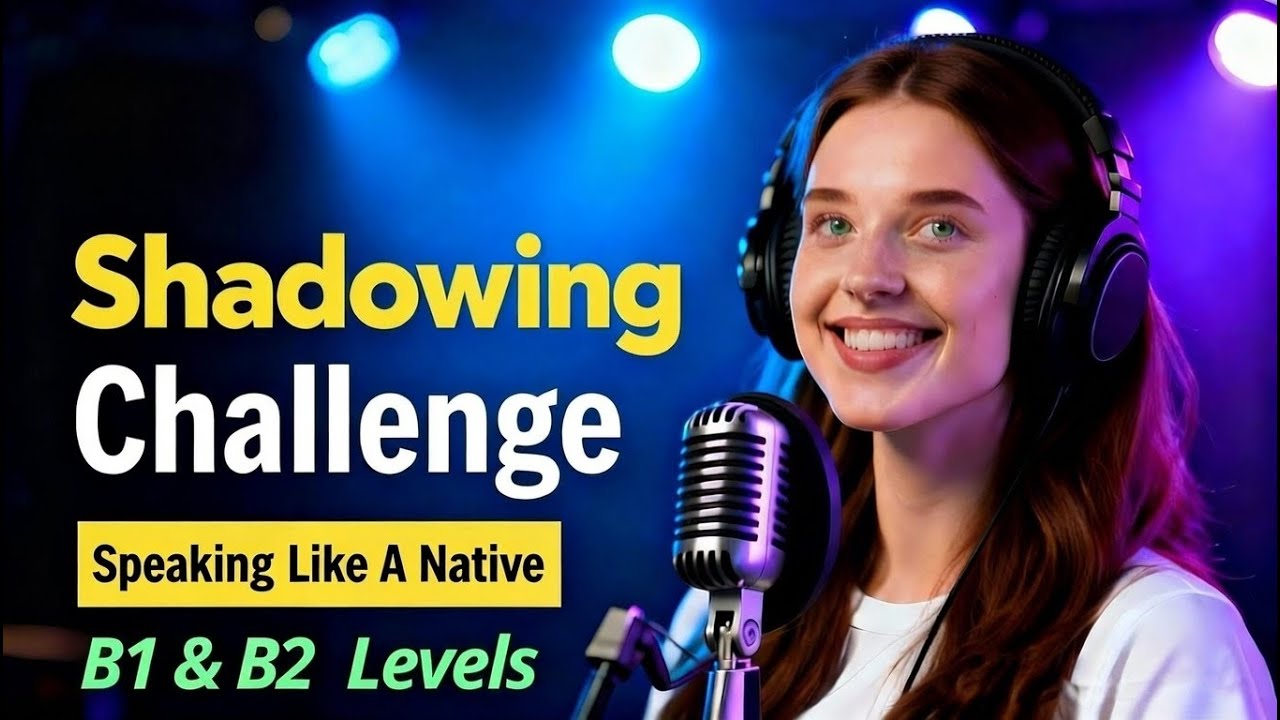 English Listening & Speaking Practice | Shadowing English | Easy English Podcast (American Accent)