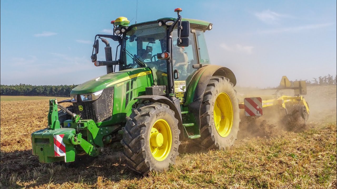 Nový John Deere 5100 R + BEDNAR Fenix FN 3000L  |Hloubkové zpracovaní půdy 2024