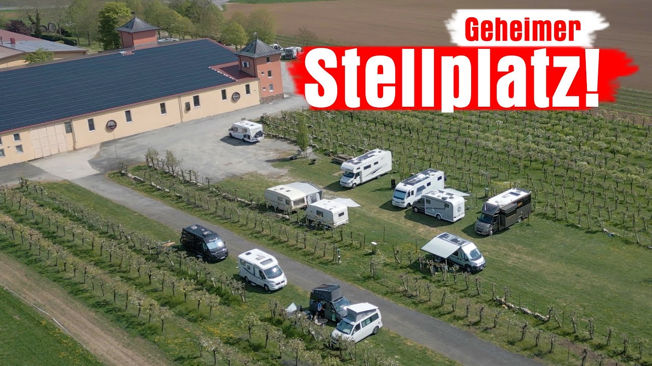 🍷🚐 Idyllischer Stellplatz beim Winzer, den kaum einer kennt! Perfekt mit Freunden 🙌🏻