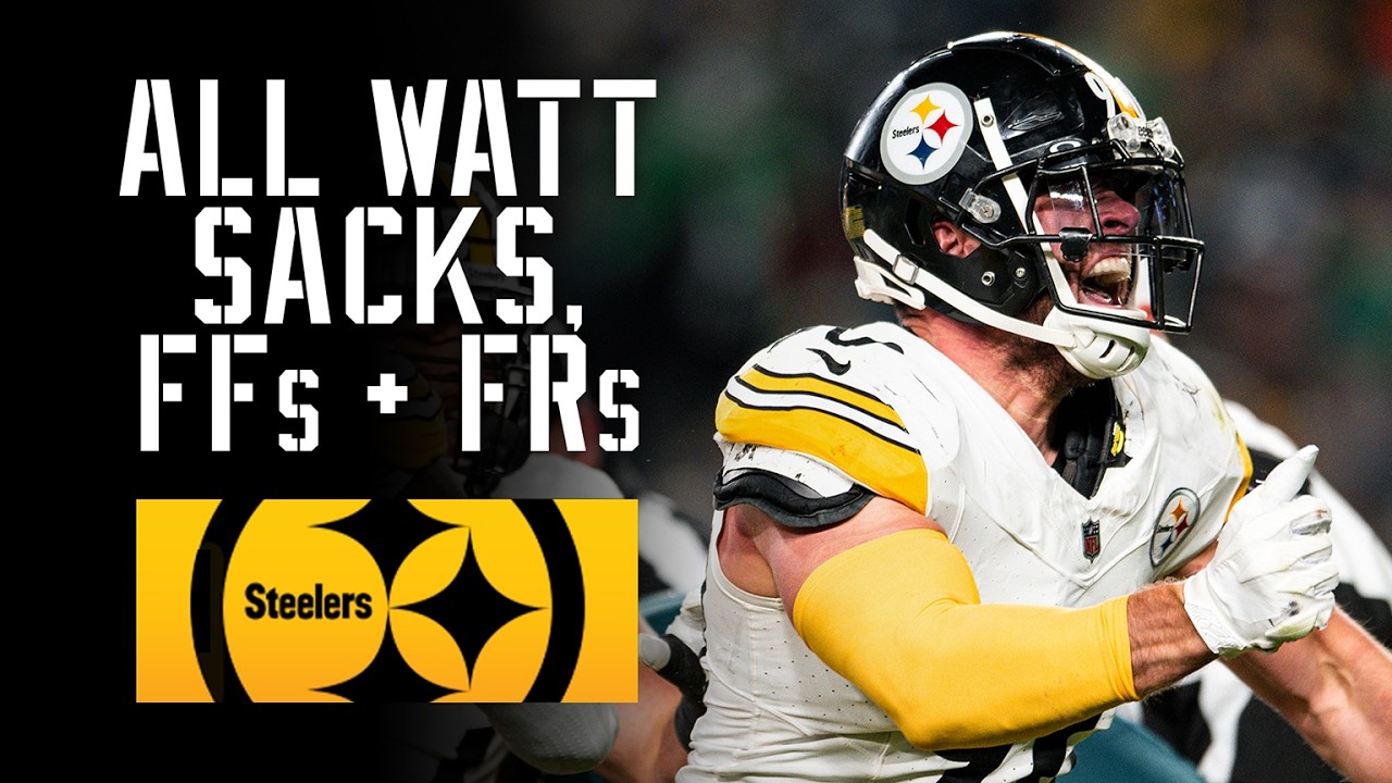 Every T.J. Watt Sack, Forced Fumble, and Fumble Recovery from the 2024 Season | Pittsburgh Steelers