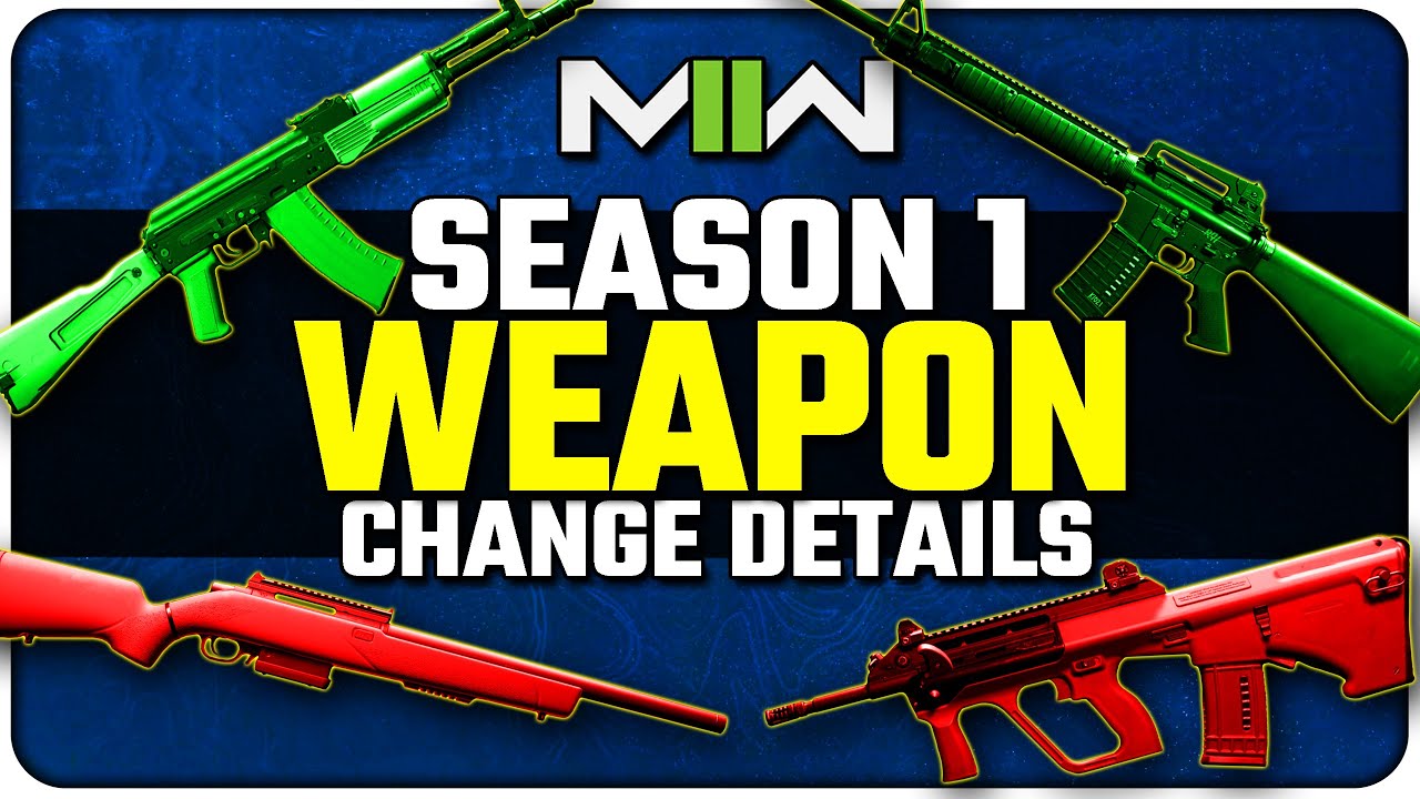Huge Weapon Balancing Update Details! | (Season 1 Buffs & Nerfs)
