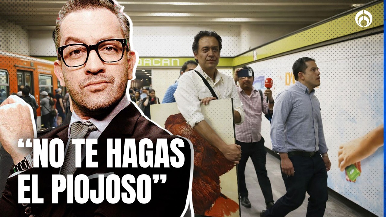 “Ganas 150 mil pesos”: Chumel critica a Marx Arriaga por irse en Metro tras dejar la SEP