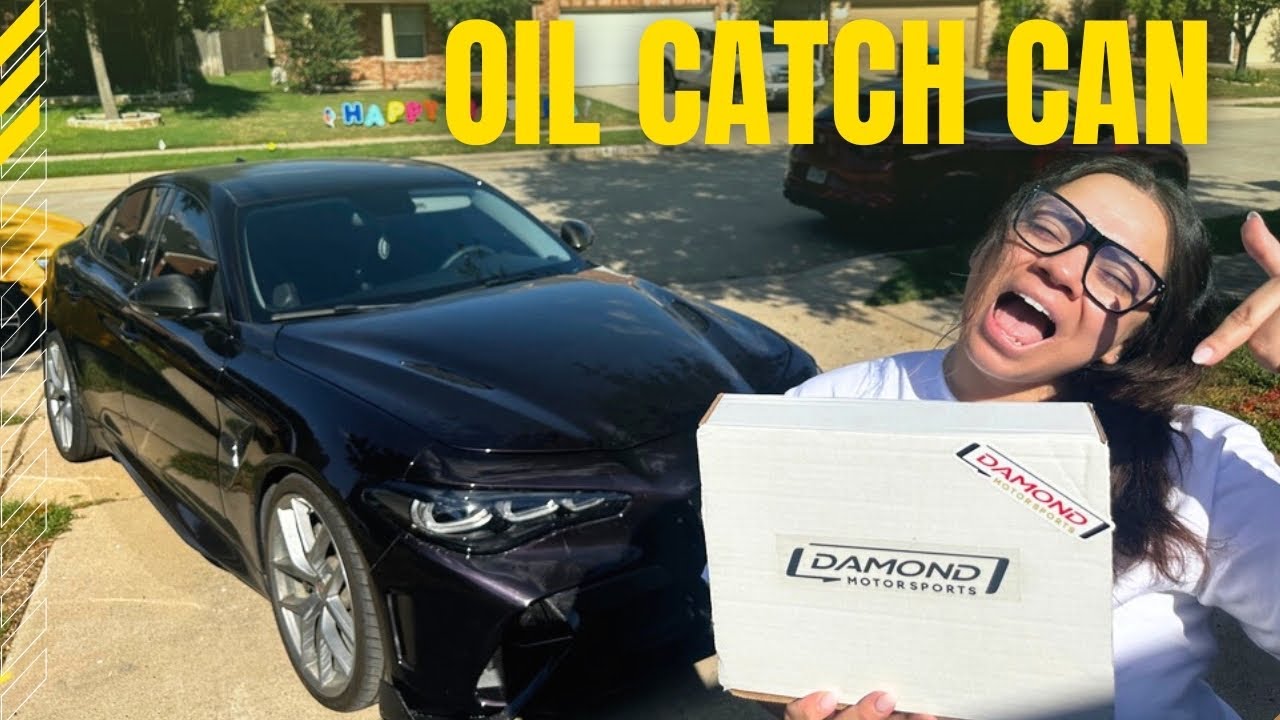 Damond Motorsports Oil Catch Can BEST Upgrade for Alfa Romeo Giulia!