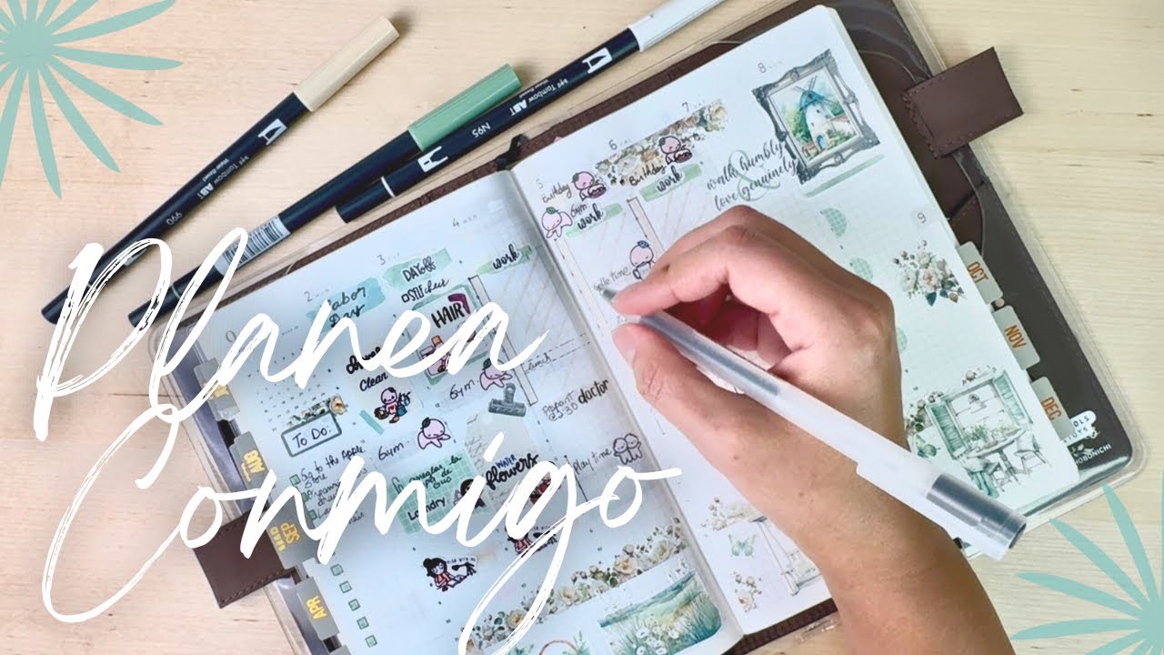 Planifica tu semana conmigo, pocos días de trabajo . Common Planner I Sterling Ink l Saucy Stickers