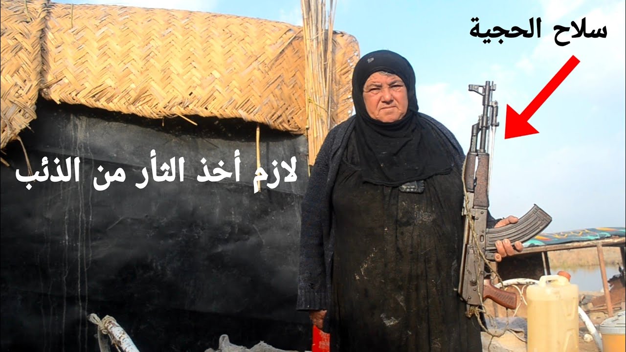 ذئب يأكل طفل جاموس من الحجية فاطمه لكن شوفوا سوت الحجية