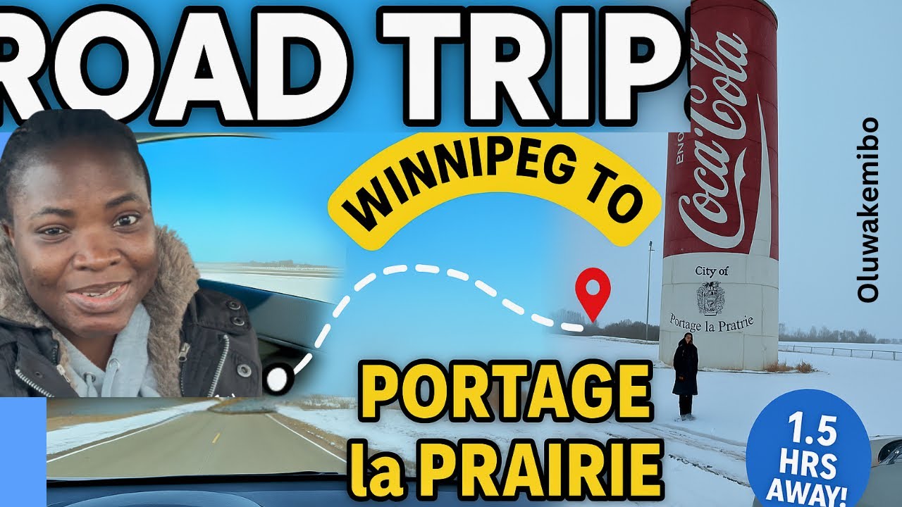 Quick Road Trip from Winnipeg to Portage la Prairie | Manitoba Travel Vlog