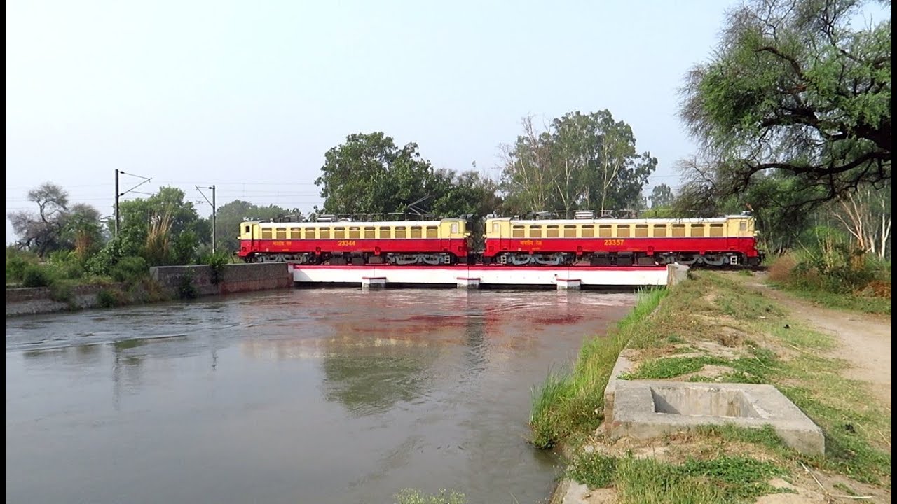Trains over Canal - Some rarely captured trains