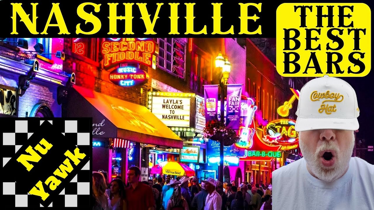 🟡 Nashville | My First Night Visiting Broadway's Best Bars, Honky-Tonks & Bands. + Some Hidden Gems!