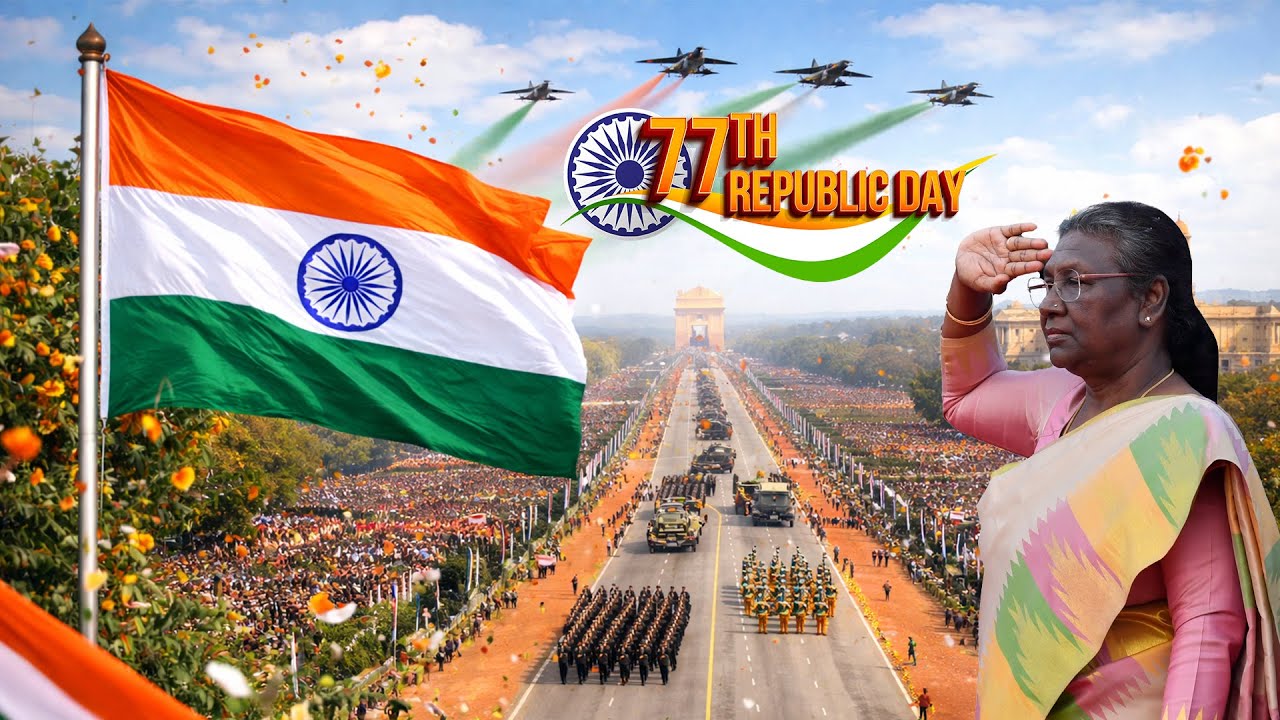 LIVE: 77th Republic Day Parade 2026 | Kartavya Path Celebrations | గణతంత్ర వేడుకలు | Oneindia Telugu