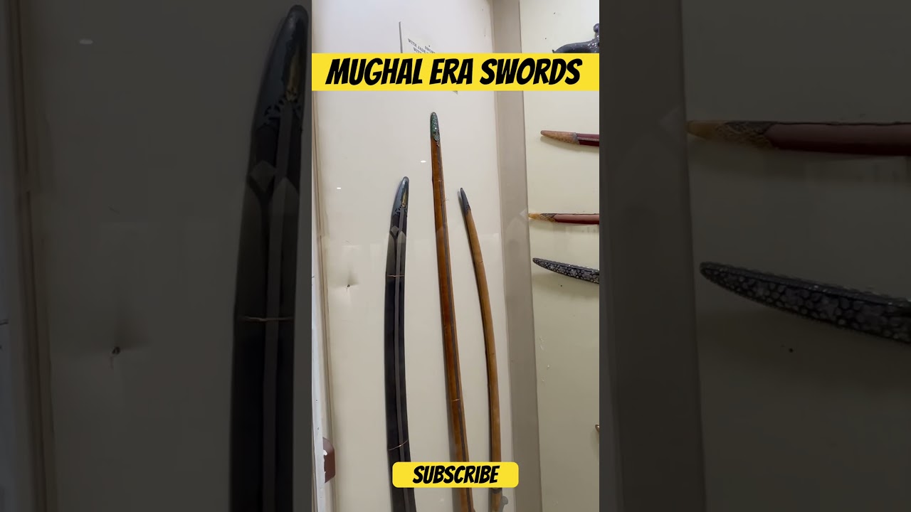 Mughal era swords in salar Jung museum #hyderabad #explore #india