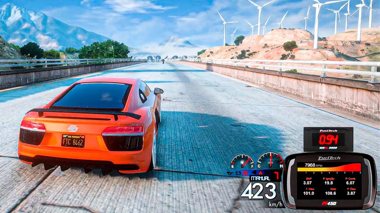 Passei o Audi R8 com 4kg no Dinamômetro! - Brasília RP #41