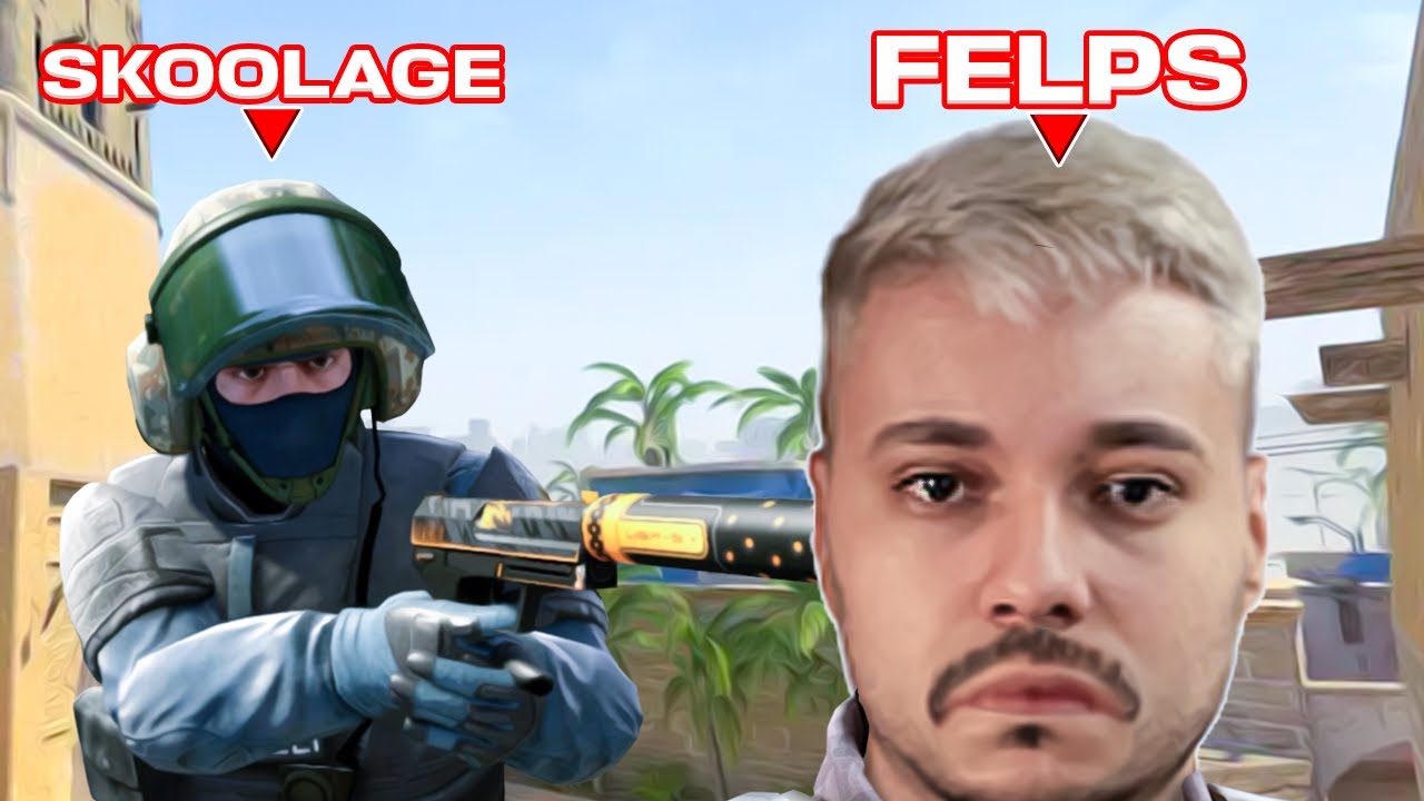 SKOOLAGE HUMILHA a Lobby do Felps no CS2 (2025) 🔥😱