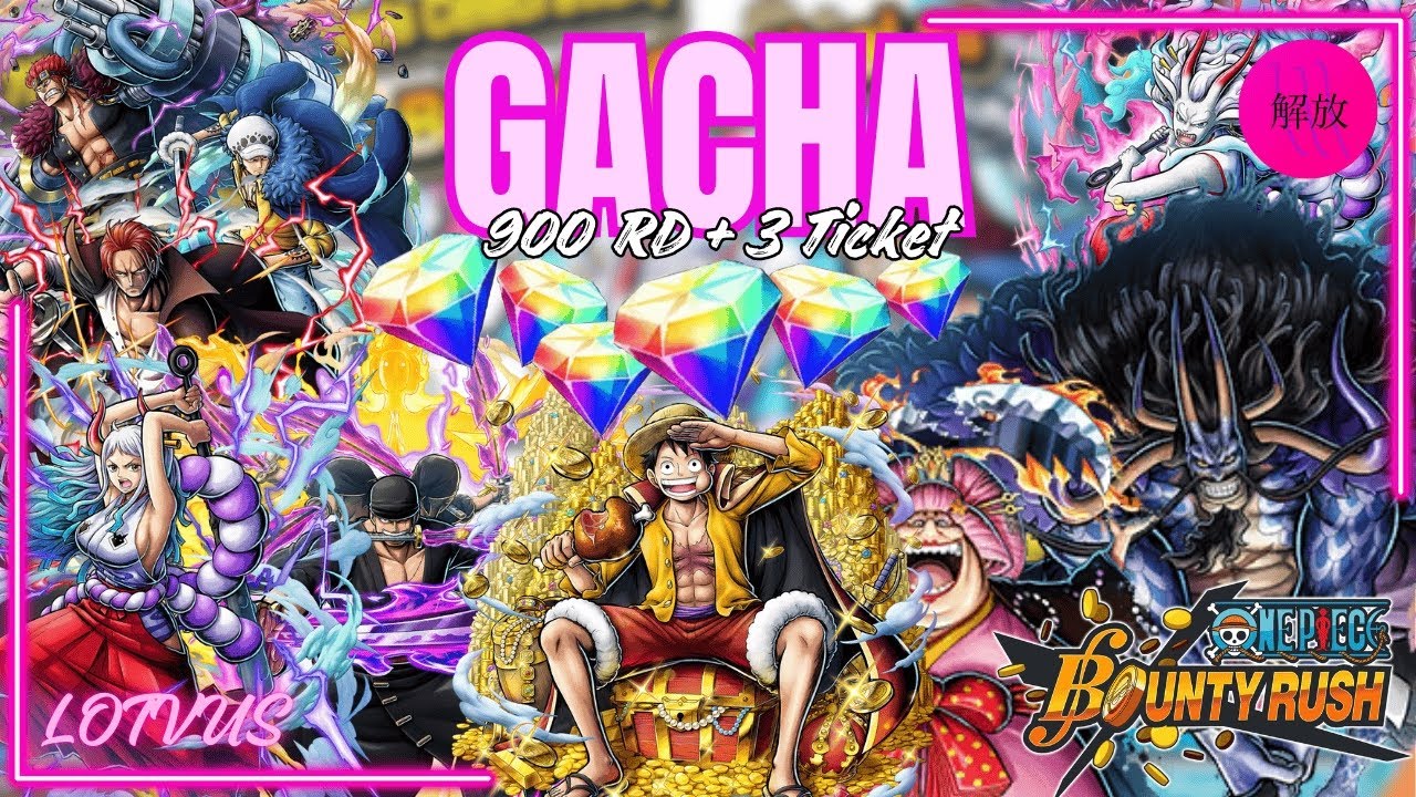 Gacha 900 RD + Top Up Tiket Banner 14 EXTREME!!!🔥- Test Hoki Banner EXTREME! - One Piece Bounty Rush
