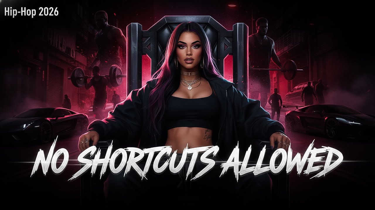 New Hip-Hop Album 2026  NO SHORTCUTS ALLOWED – Dark Motivation Rap for Focus & Discipline VIBE QUEEN