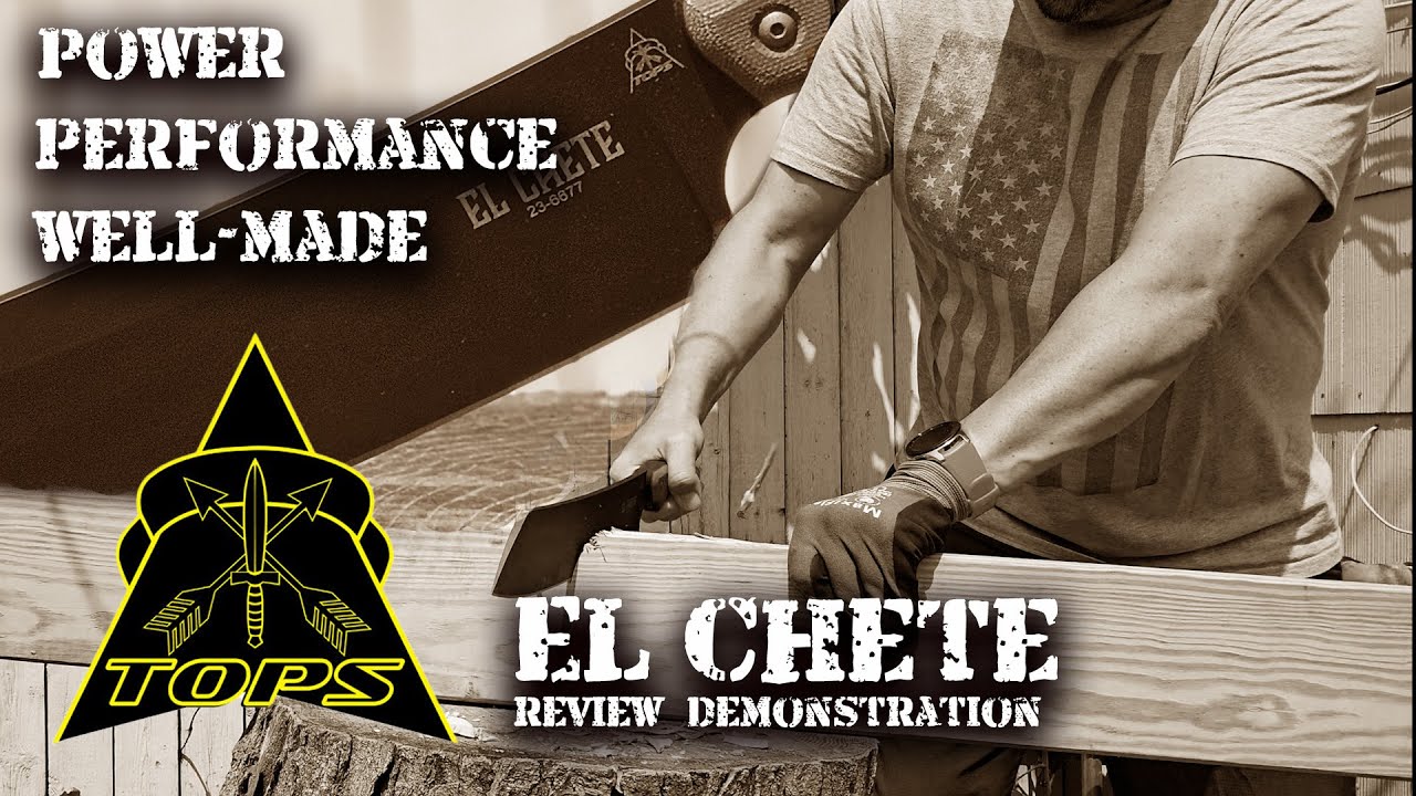 WHAT DOES DESTRUCTION LOOK LIKE |  EL CHETE | REVIEW & DEMONSTRATION   @TOPSKnivesofficial