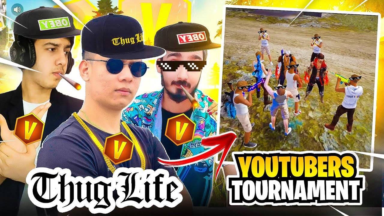Thug Life Moments in All V Badge Youtubers Squad Beatz Tournament || Tonde Gamer - Garena Free Fire