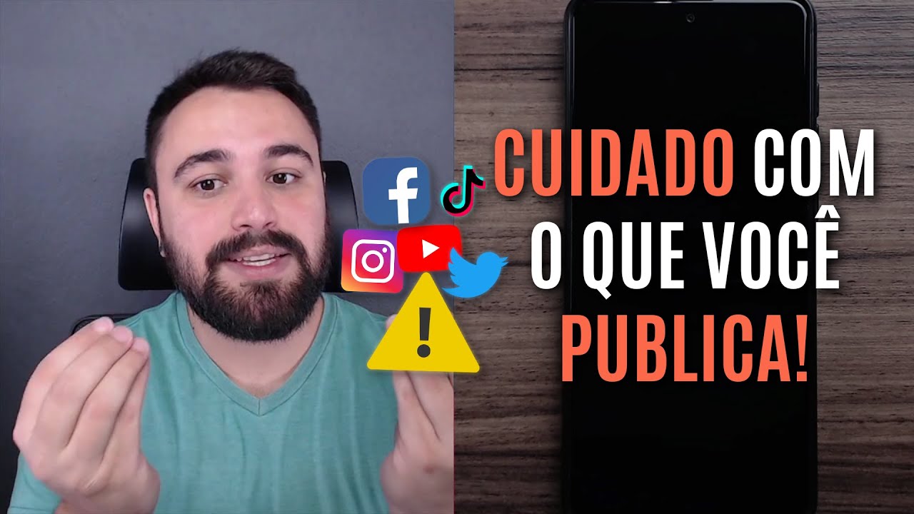 ALERTA! CUIDADO COM O QUE VOCÊ PUBLICA NAS REDES SOCIAIS