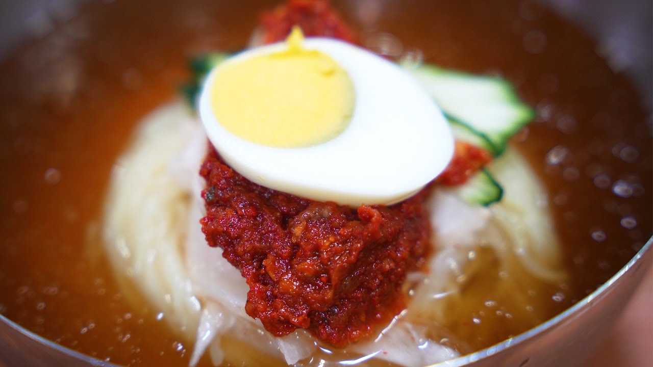 Korean summer food. Busan's signature menu, 