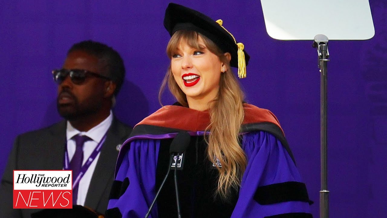 Taylor Swift Gives Commencement Speech At NYU Graduation Ceremony | THR News