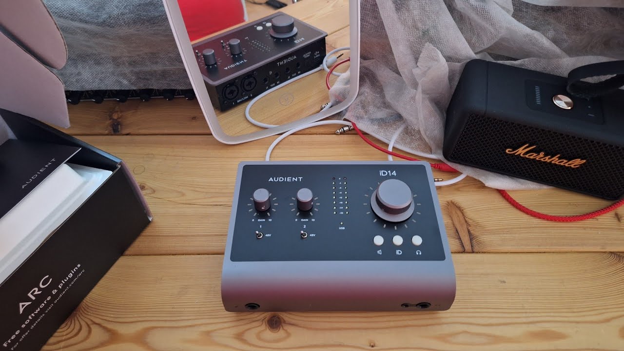 Audient ID14 mk2 - распаковка и первые впечатления
