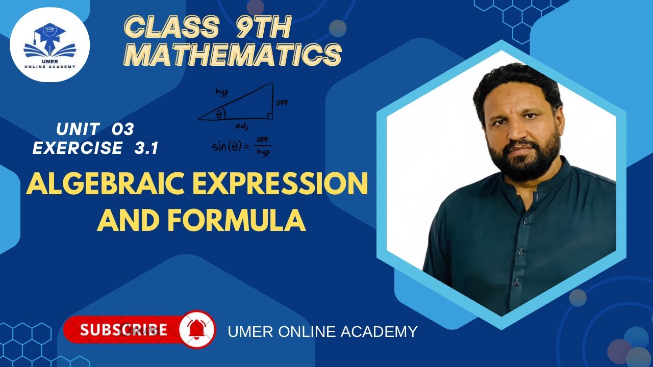 Algebraic Expressions Class 9 🔥 Exercise 3.1 | Board Exam Special