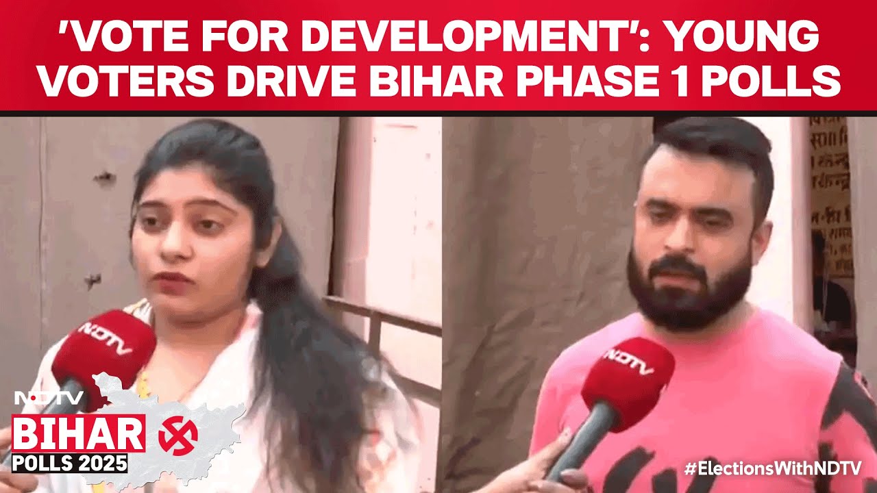 Bihar Polls Phase 1 | 'Vote For Development': Young Voters Drive Bihar Phase 1 Polls