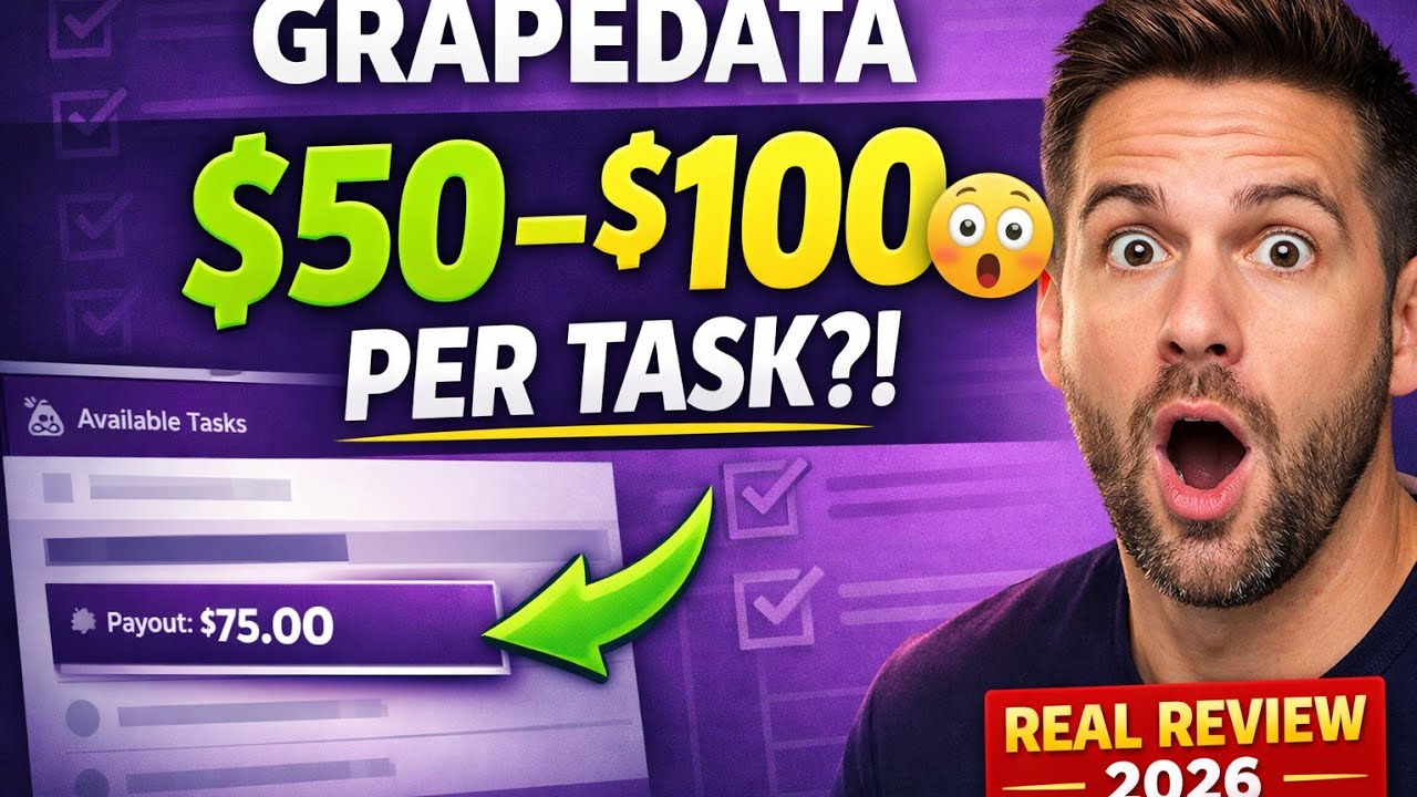 Earn WORKING ONLINE answering Simple surveys On GrapeData