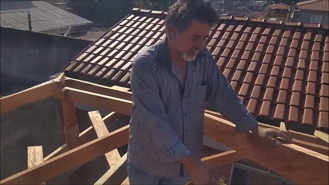 corte de caibro na &aacute;gua furtada