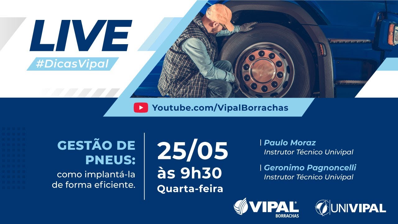 Live # Dicas Univipal | Gestão de pneus